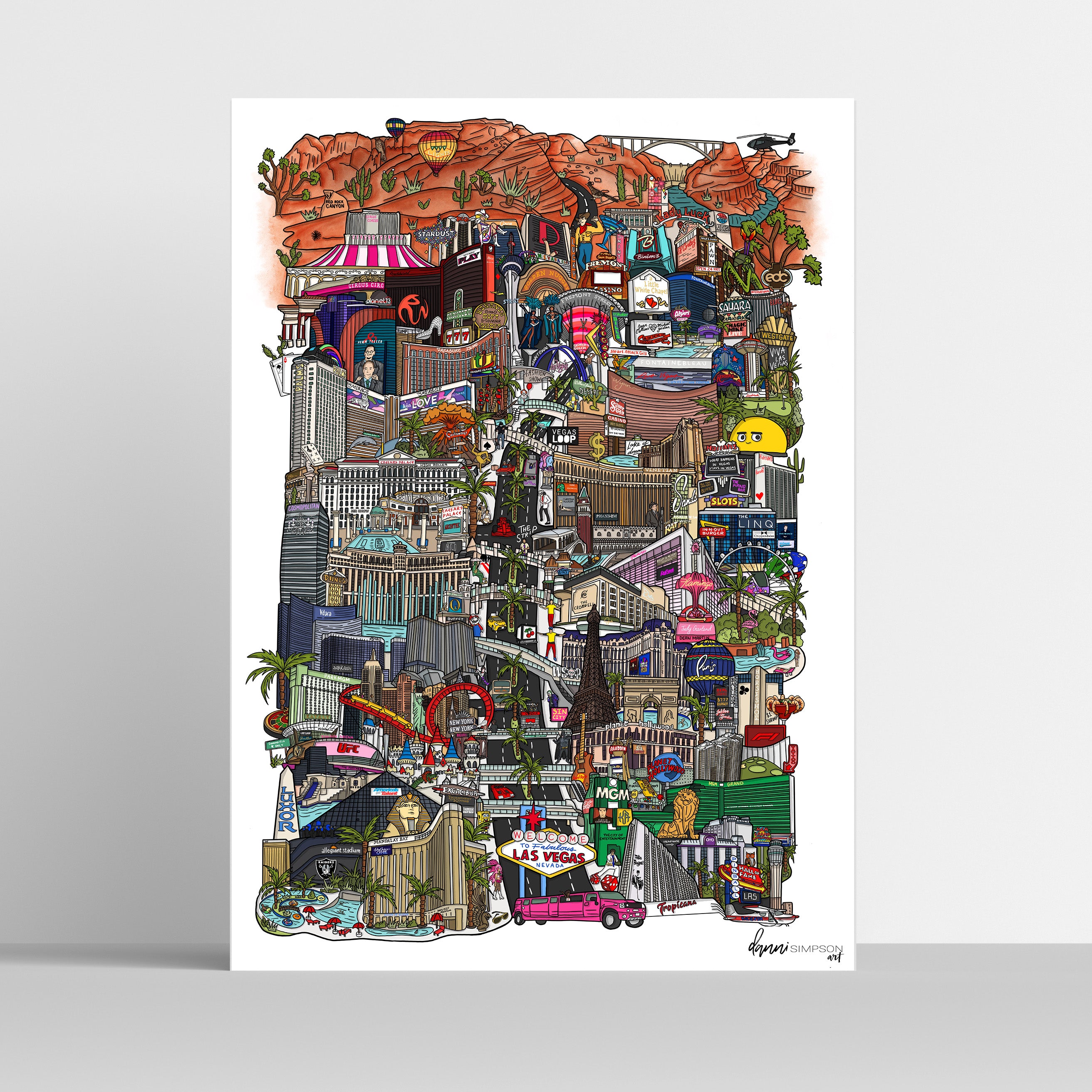 Las Vegas · Danni Simpson Art