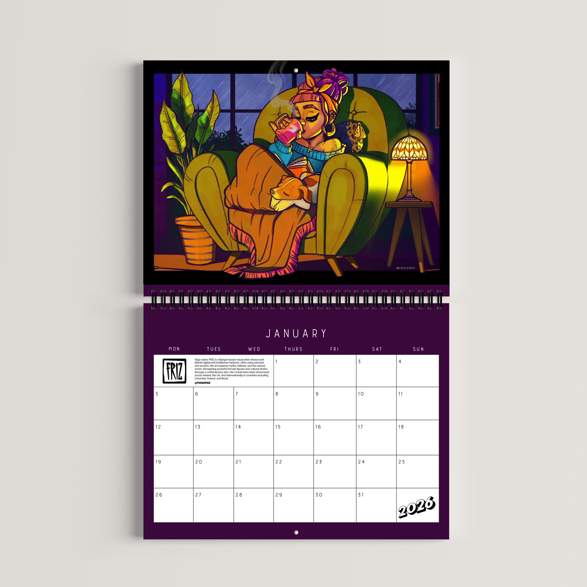 2026 Local Artist Calendar PREORDER