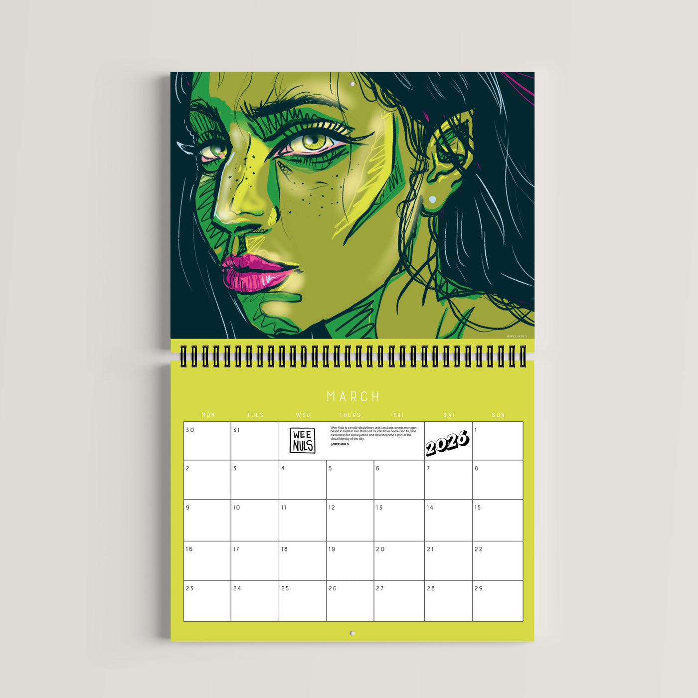 2026 Local Artist Calendar PREORDER