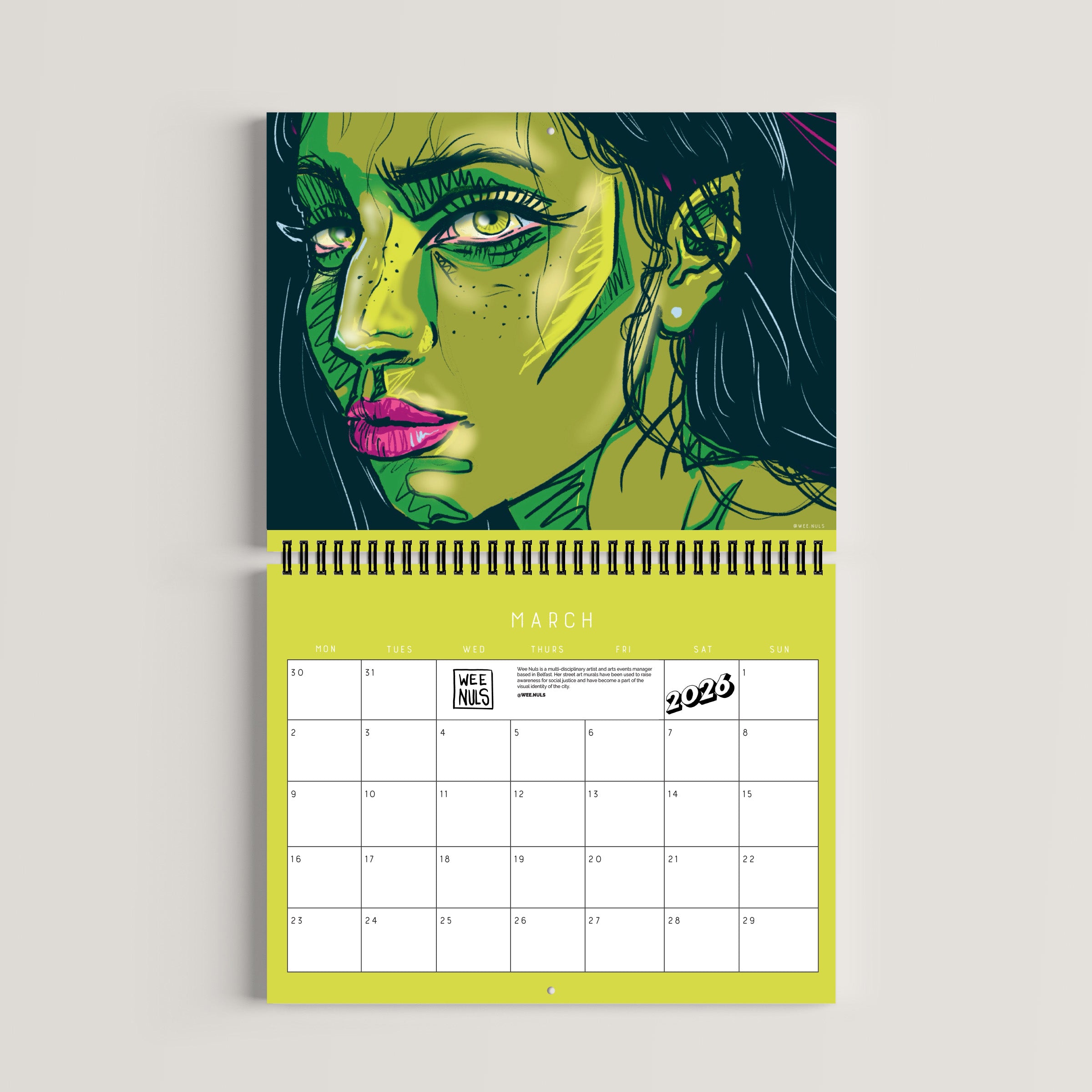 2026 Local Artist Calendar PREORDER