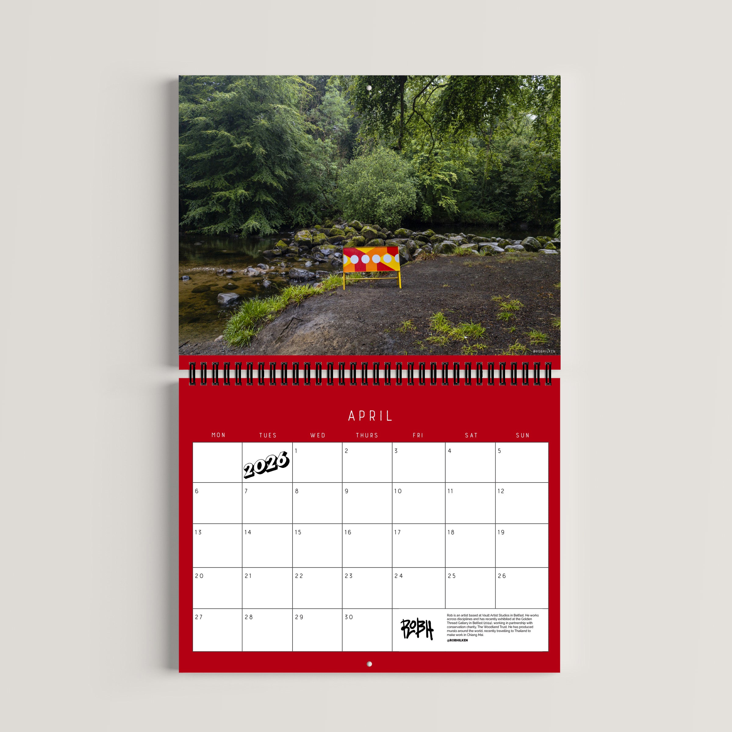 2026 Local Artist Calendar · Danni Simpson Art