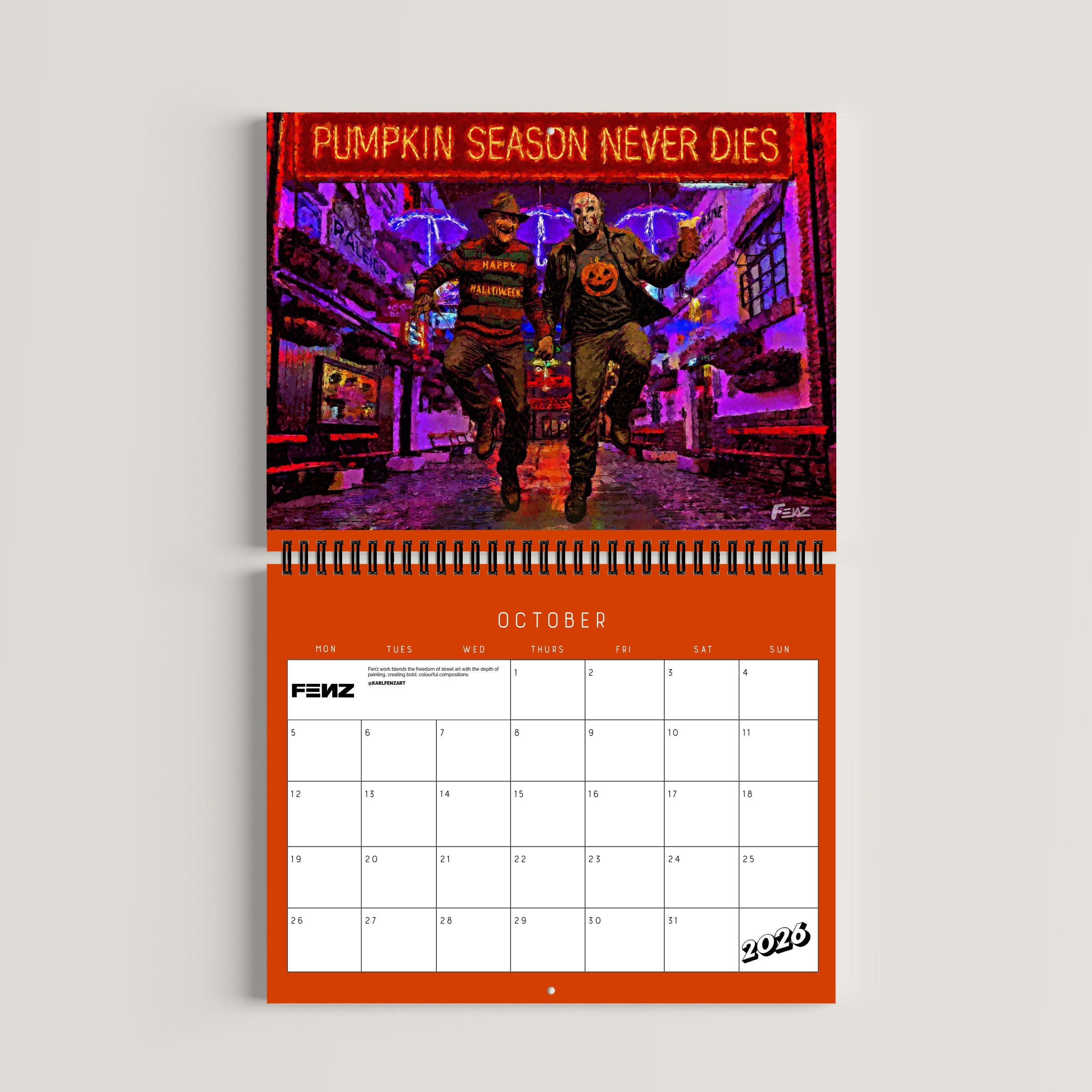 2026 Local Artist Calendar · Danni Simpson Art