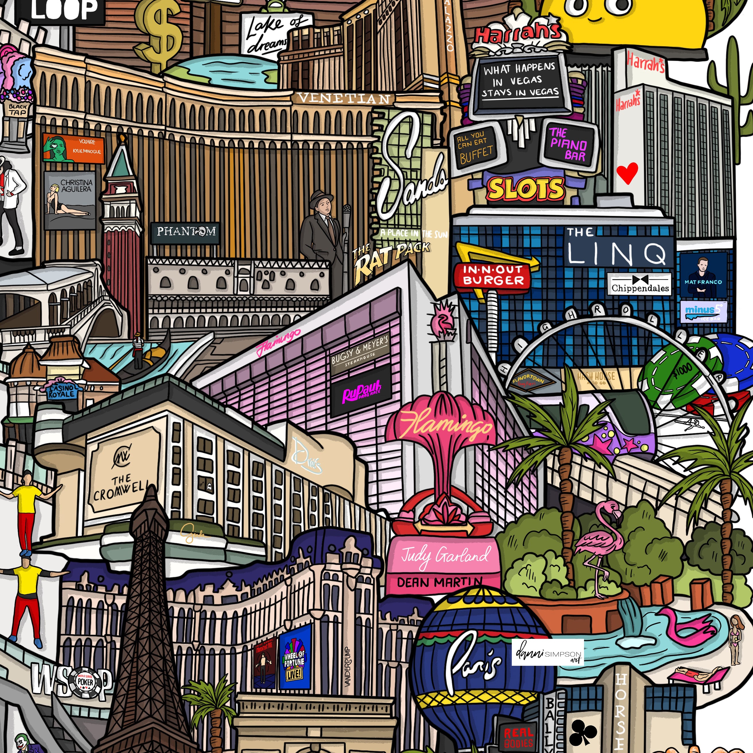 Las Vegas · Danni Simpson Art