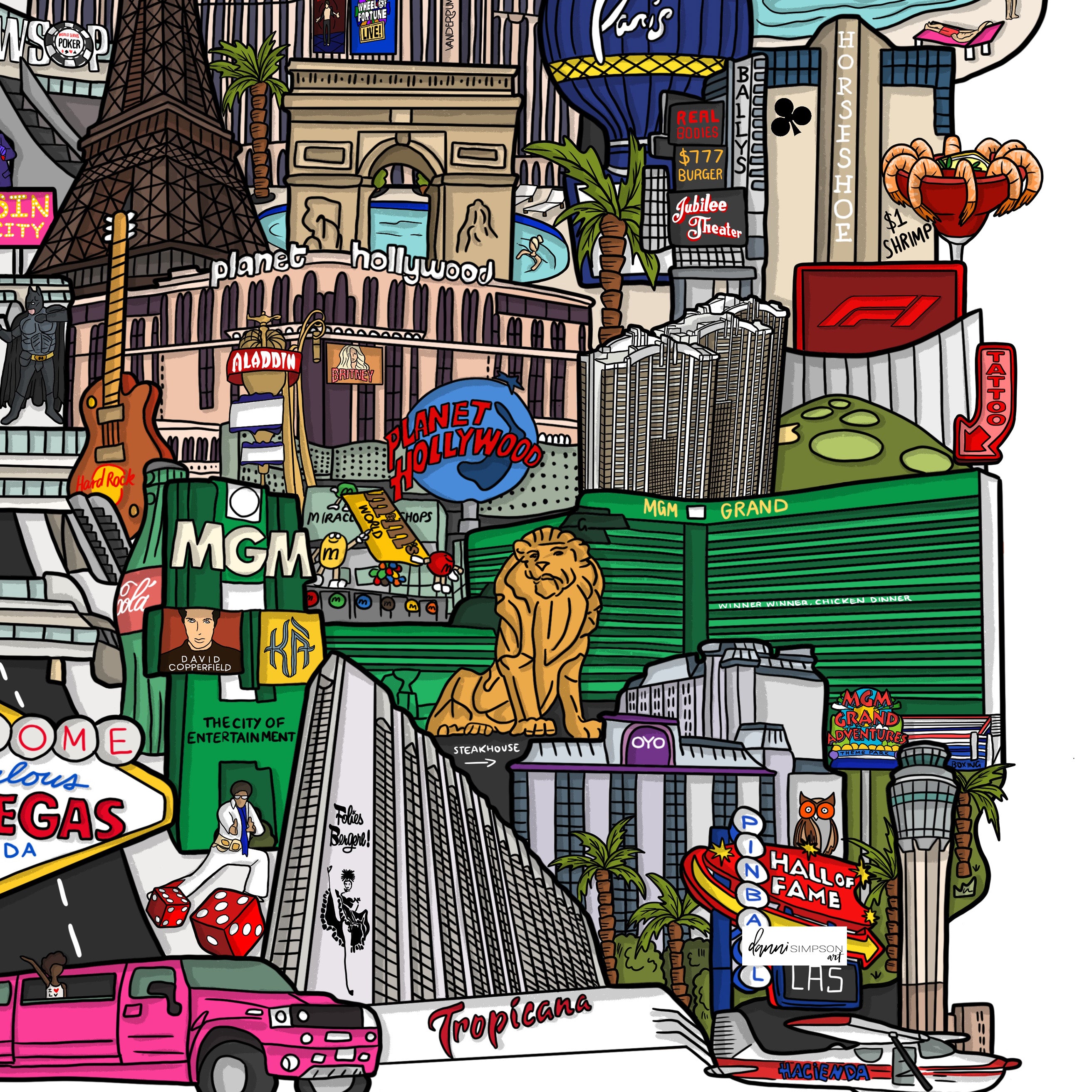 Las Vegas · Danni Simpson Art